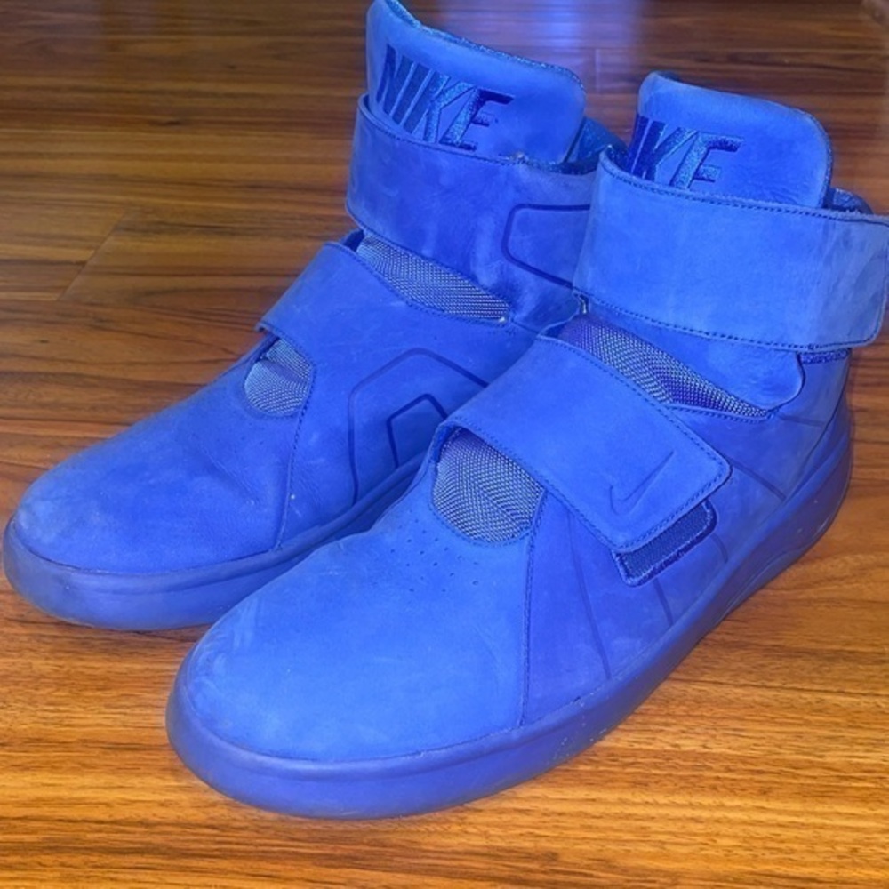 Blue Nike marxman premium men’s shoes